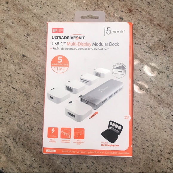 J5 Create USB-c docking hub with adapters - Picture 12 of 14